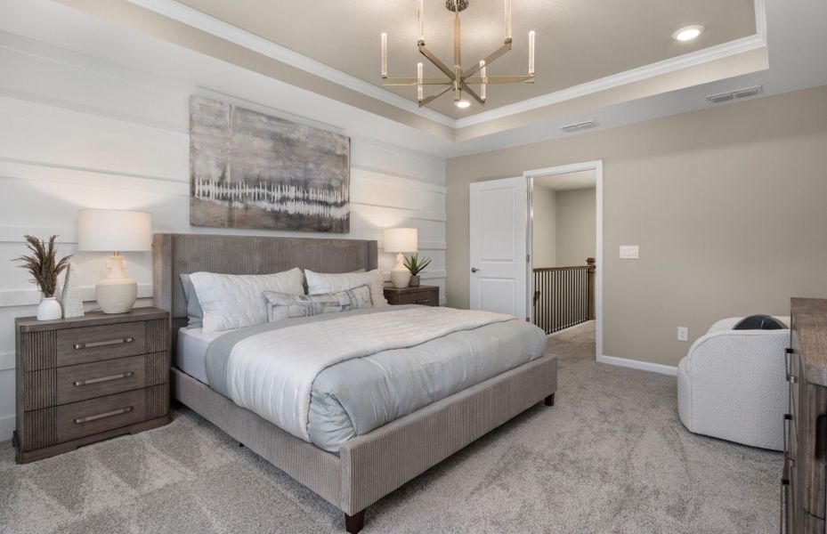 Furnished interior view inside a new home in McConnell Ridge, McLeansville (Image 16).