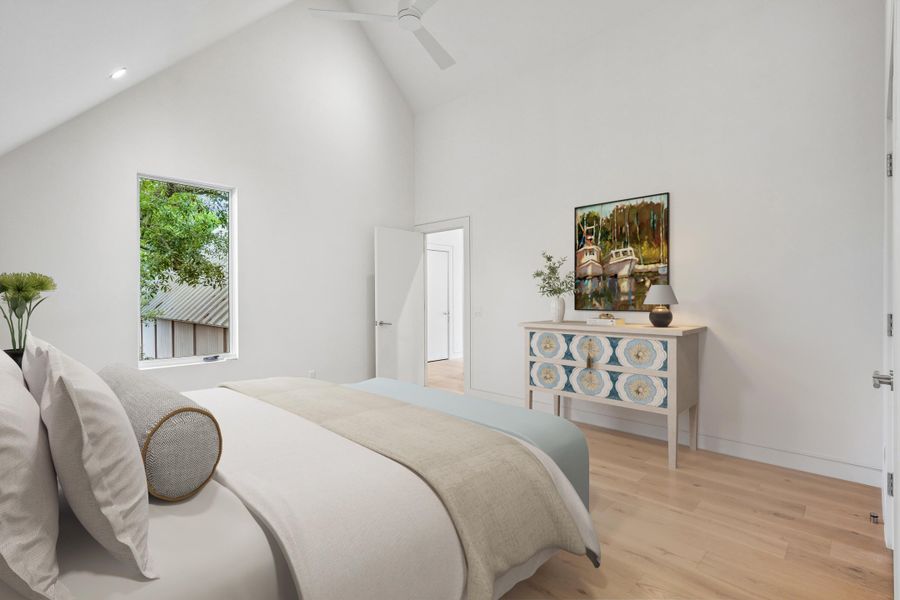 Furnished interior view inside a new home in , Edisto Island (Image 10).