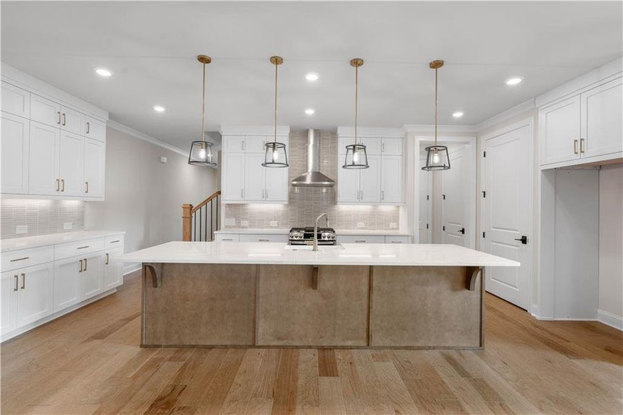 Furnished interior view inside a new home in , Peachtree Corners (Image 6). Furnished interior view inside a new home in , Peachtree Corners (Image 6).