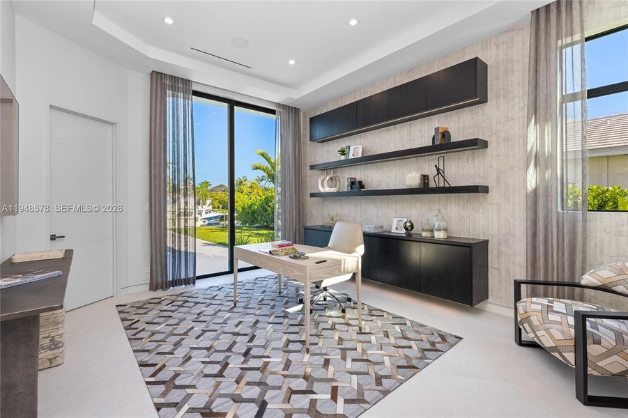 Furnished interior view inside a new home in , Fort Lauderdale (Image 41).