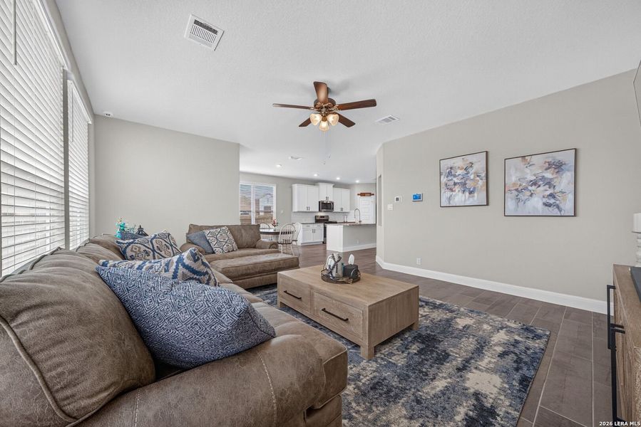 Furnished interior view inside a new home in , Cibolo (Image 30).