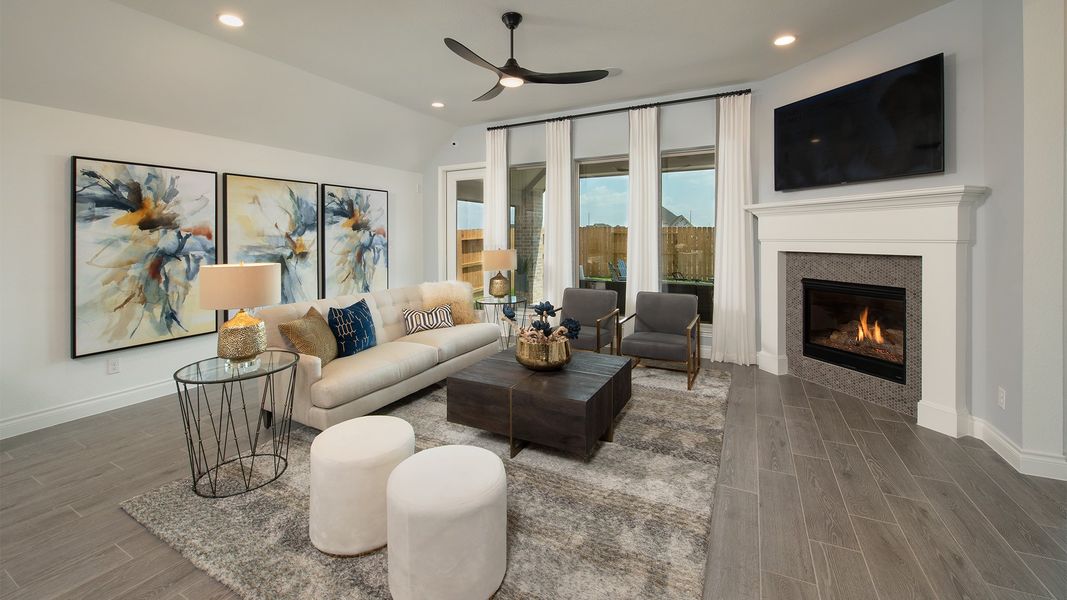 Furnished interior view inside a new home in Candela, Richmond (Image 94).