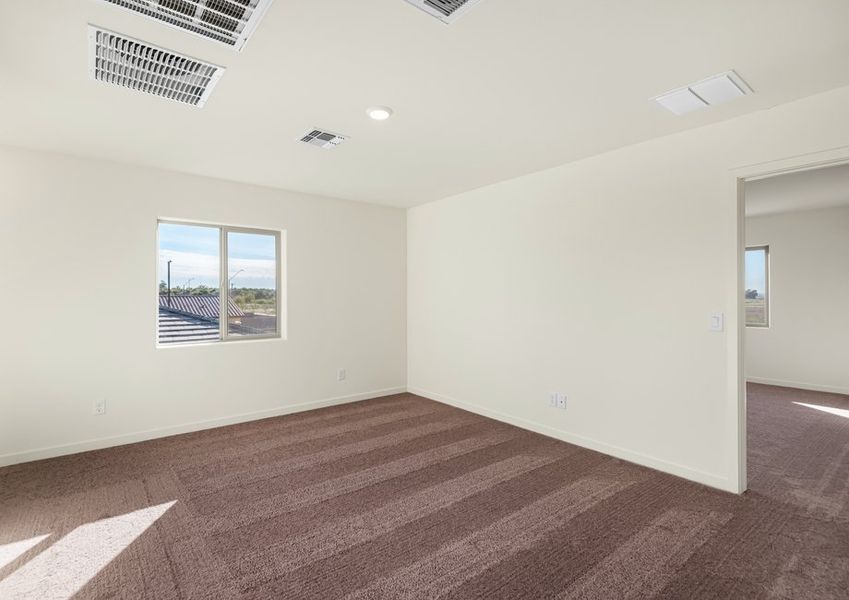 The master bedroom is the perfect oasis.