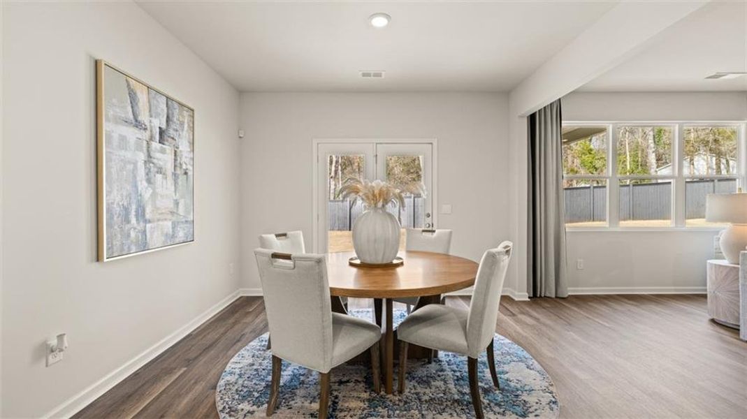 Furnished interior view inside a new home in Jackson Landing, Jefferson (Image 15).