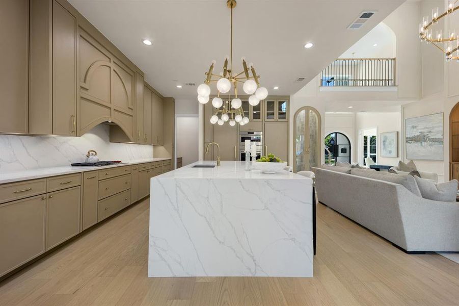 Furnished interior view inside a new home in , Dallas (Image 16).