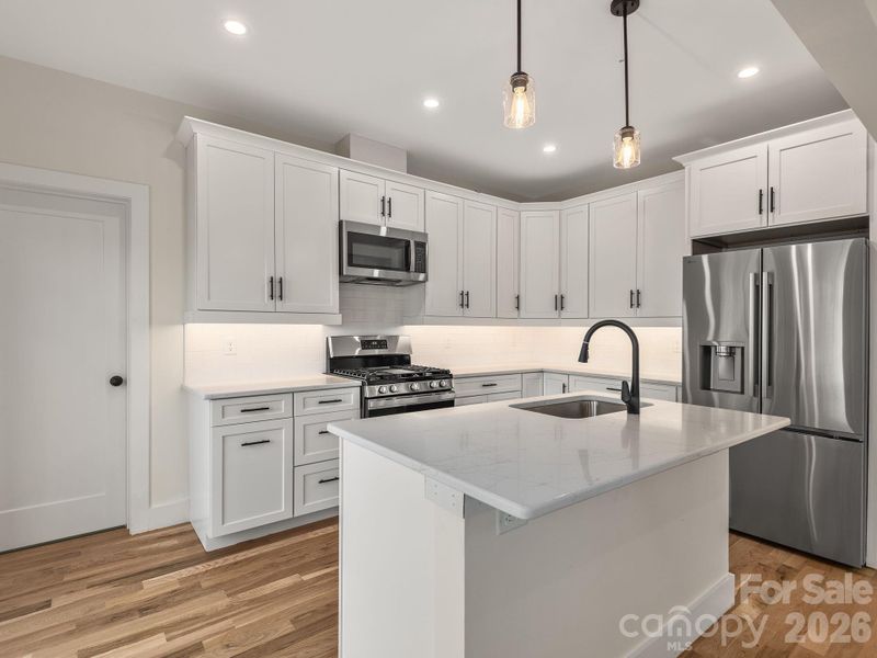 Furnished interior view inside a new home in , Weaverville (Image 4).
