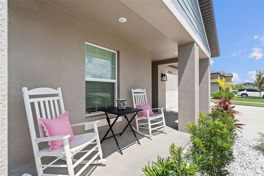 Exterior details and patio area of a home in Balm Grove, Wimauma (Image 26).