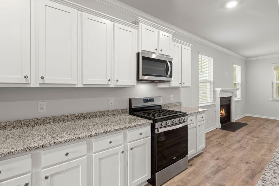 Furnished interior view inside a new home in The Ponds, Summerville (Image 5).