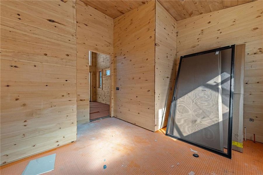 In-progress construction of a new home in , Blue Ridge, GA (Image 38).