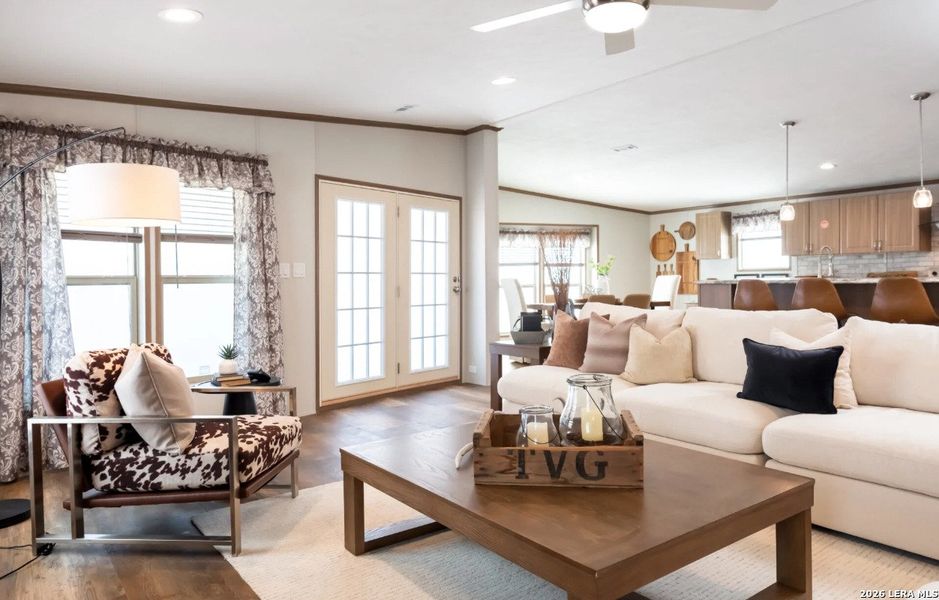 Furnished interior view inside a new home in , Elmendorf (Image 14).