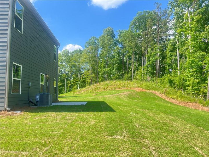Front exterior of a new home in River Walk Farm, Covington, GA, highlighting curb appeal (Image 1). Front exterior of a new home in River Walk Farm, Covington, GA, highlighting curb appeal (Image 1).