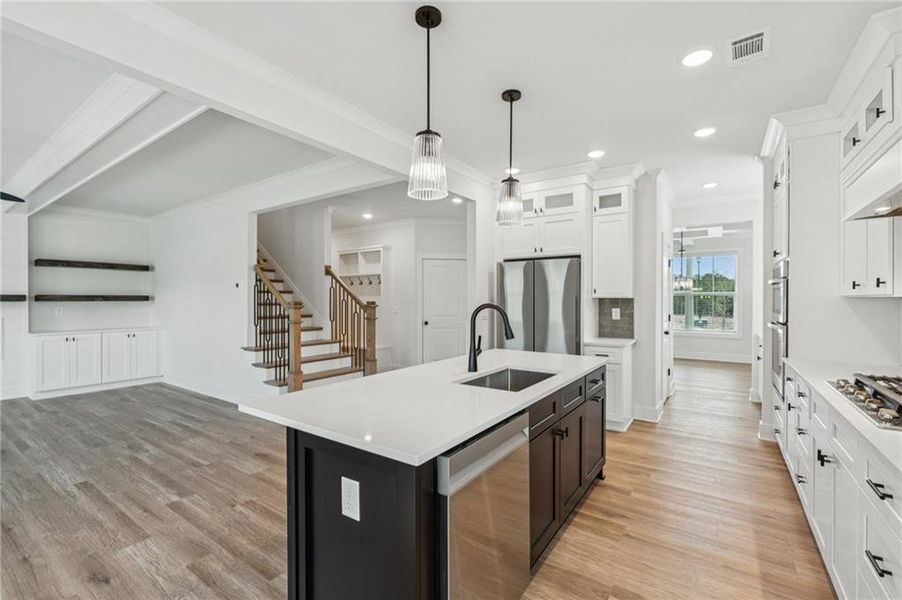Furnished interior view inside a new home in , Lawrenceville (Image 7).