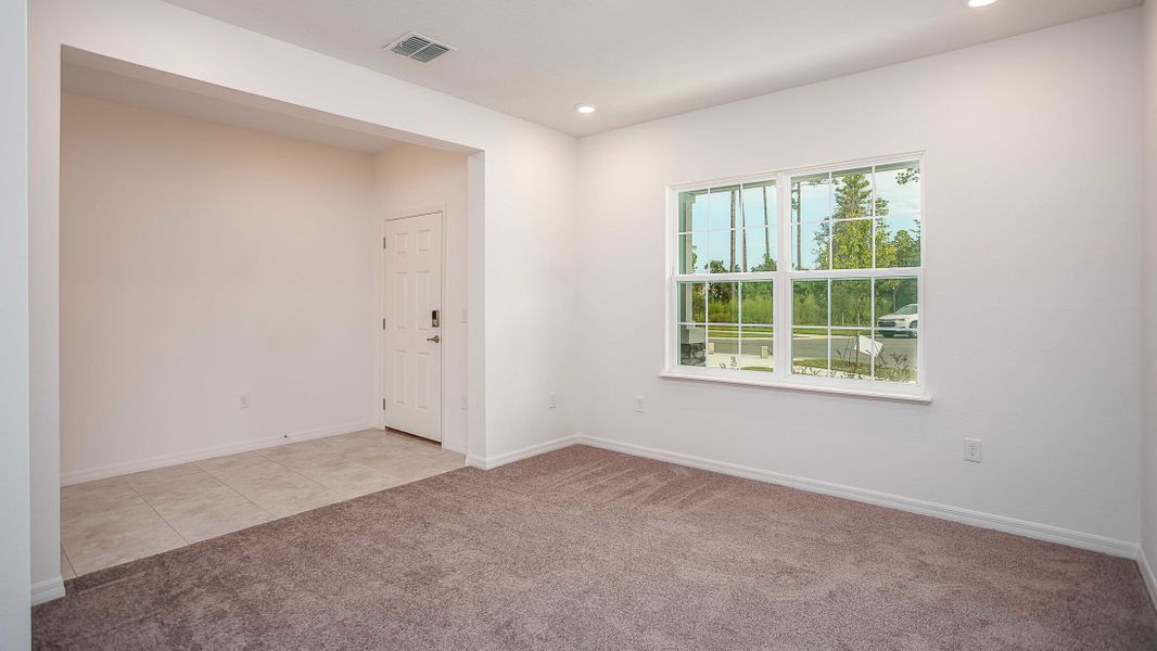 Representative unfurnished interior of a home built from the Carlisle by Maronda Homes in Malabar Springs, Palm Bay (Image 22).
