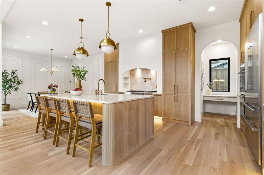 Furnished interior view inside a new home in , Dallas (Image 4).