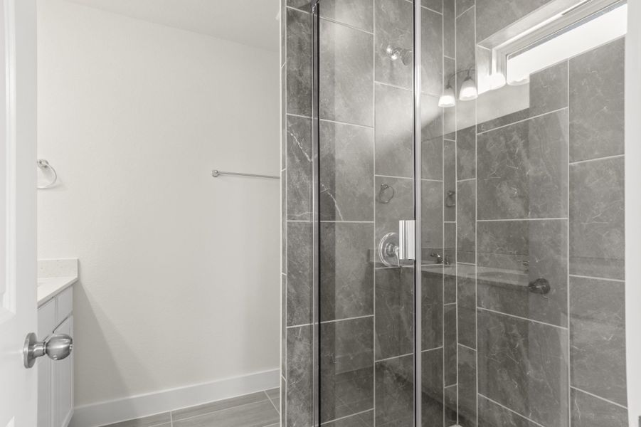 Close-up of interior finishes inside a home in Saddle Creek Twinhomes, Georgetown (Image 15).