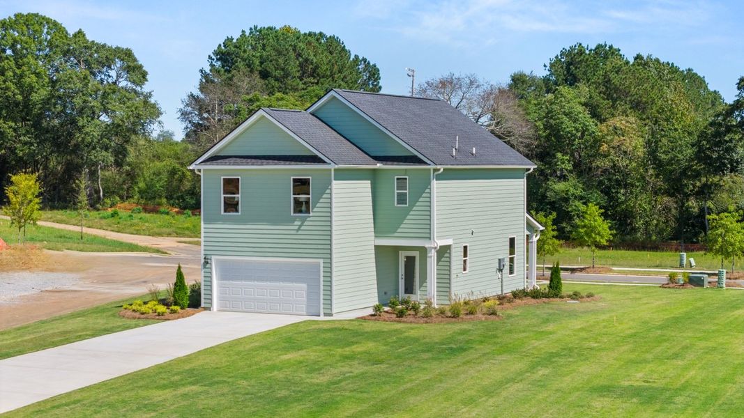 Representative exterior photo of a completed home built from the Iria Glen by D.R. Horton in Brookland Commons, Monroe, GA (Image 27).