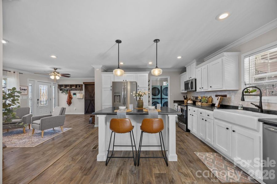 Furnished interior view inside a new home in , Waynesville (Image 35).