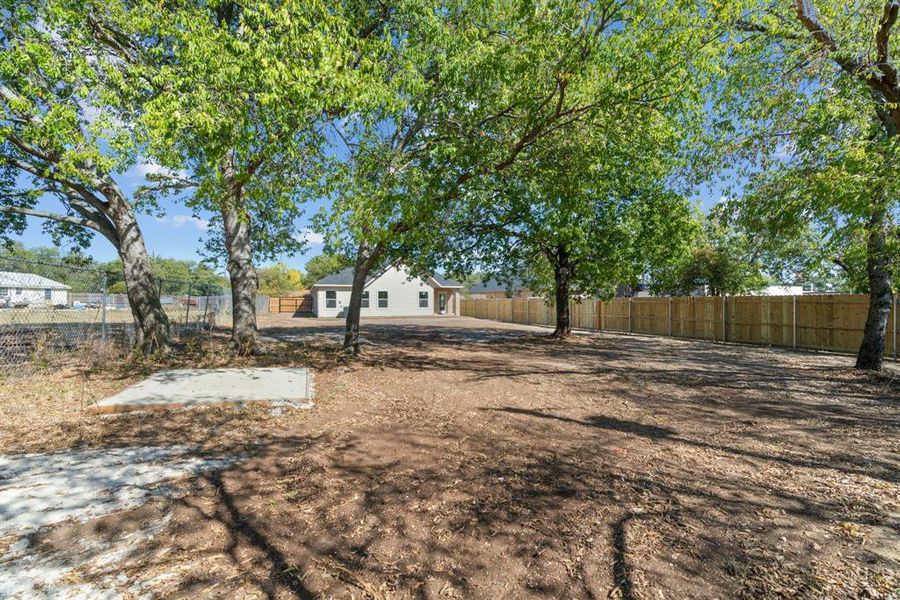 Exterior details and patio area of a home in , White Settlement (Image 3).