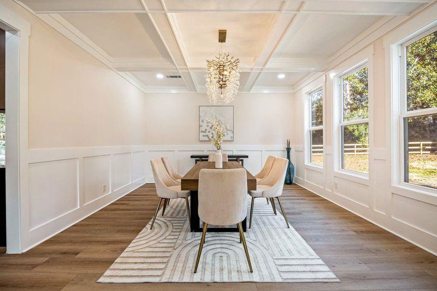 Furnished interior view inside a new home in , Decatur (Image 7).