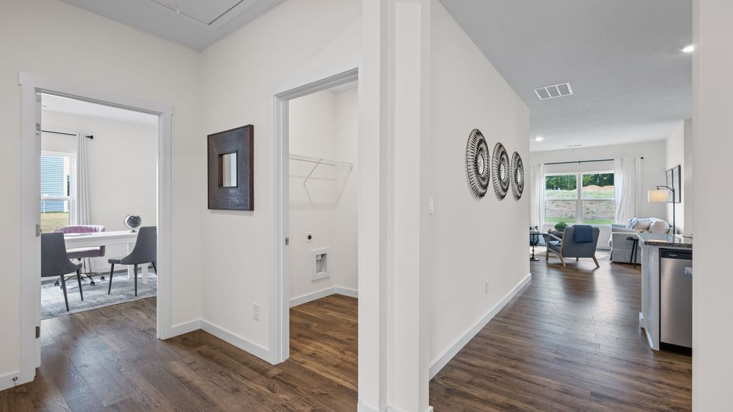 Furnished interior view inside a new home in Hawks Landing, Apison (Image 9). Furnished interior view inside a new home in Hawks Landing, Apison (Image 9).