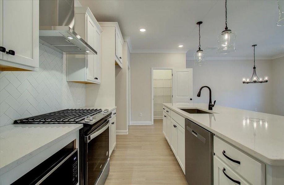 Furnished interior view inside a new home in Wildwood Place, Powder Springs (Image 8).