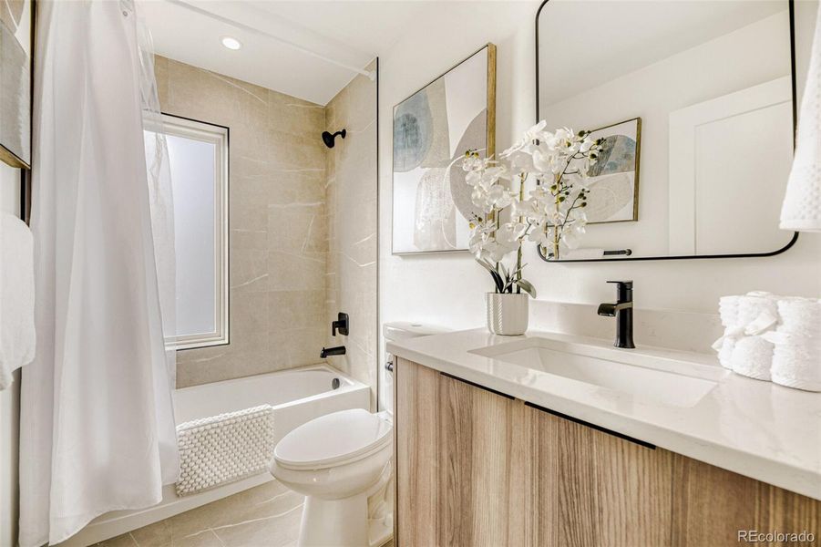 Furnished interior view inside a new home in , Denver (Image 12).