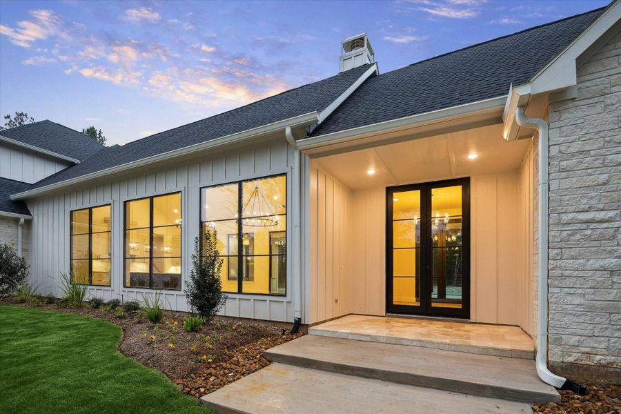 Exterior details and patio area of a home in , Montgomery (Image 28).