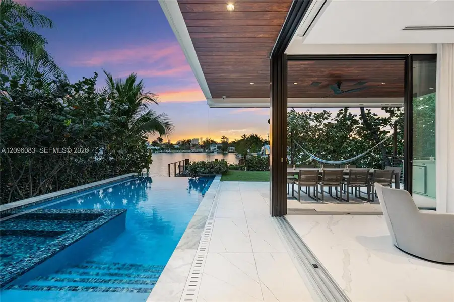 Exterior details and patio area of a home in , Miami Beach (Image 22).