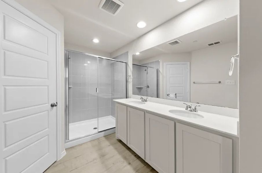 Front exterior of a new home in Sanger Circle, Sanger, TX, highlighting curb appeal (Image 11).