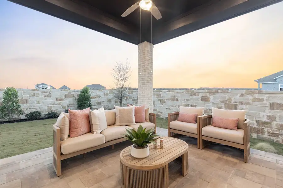 Representative Patio - some options shown