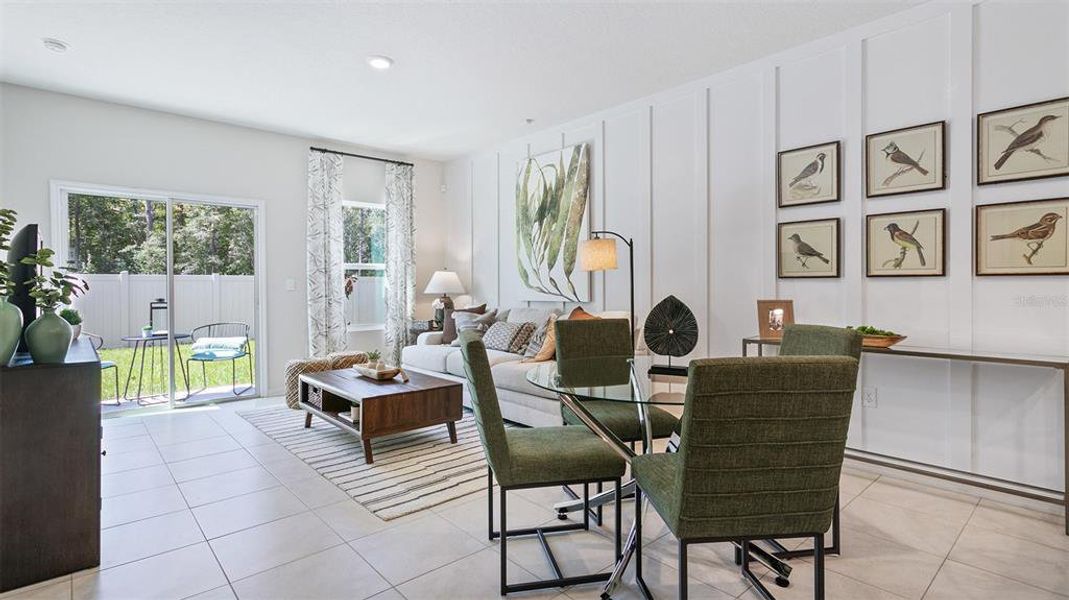 Furnished interior view inside a new home in Bridgewater, St. Augustine (Image 9).
