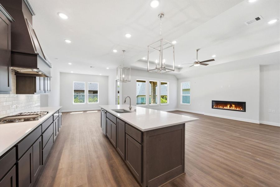 Furnished interior view inside a new home in Chambers Creek, Willis (Image 6).