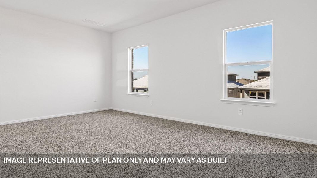 Spacious, unfurnished interior of a new home in Bar W Ranch, Leander (Image 29).