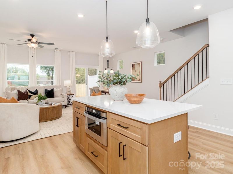 Furnished interior view inside a new home in , Charlotte (Image 12).