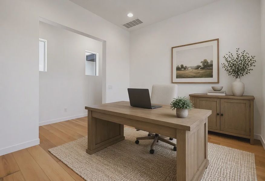 Virtually Staged Office - 11 of 17