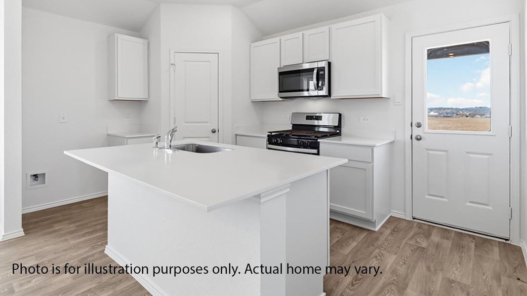 Furnished interior view inside a new home in Marigold, Kyle (Image 4).