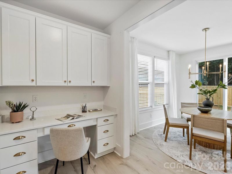 Furnished interior view inside a new home in , Charlotte (Image 8).