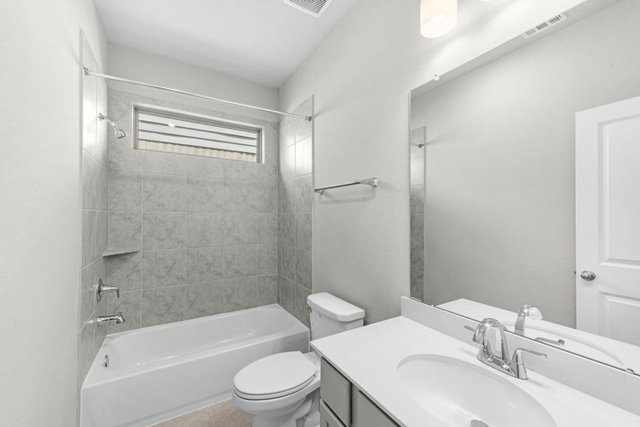 Full bathroom downstairs.