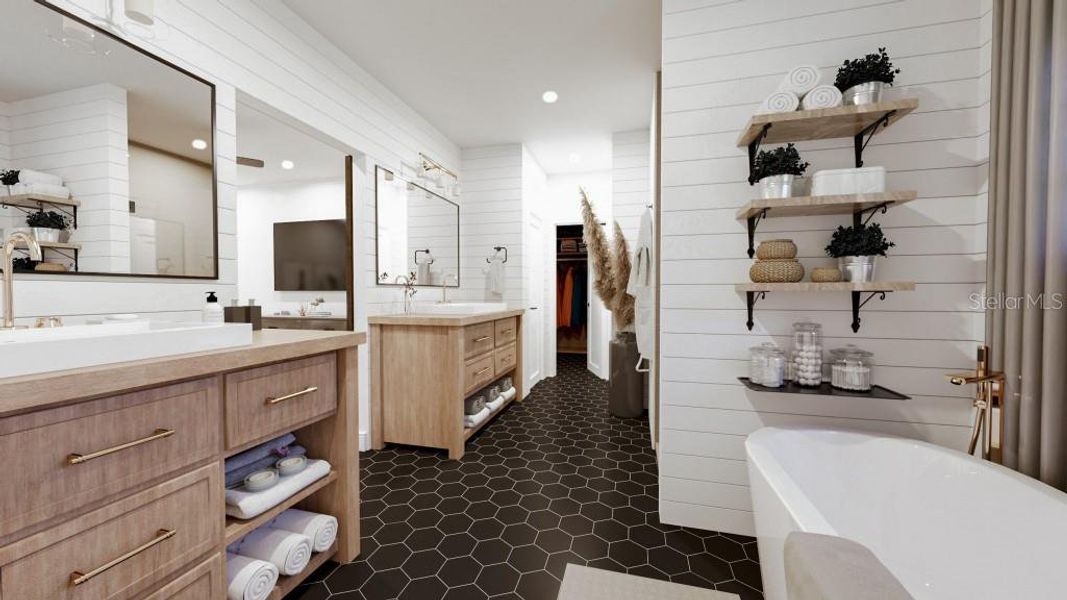 Furnished interior view inside a new home in , Myakka City (Image 3). Furnished interior view inside a new home in , Myakka City (Image 3).