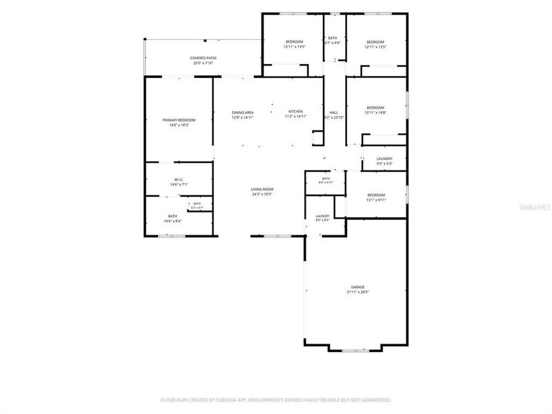 2D floor plan layout of this home in , Leesburg, FL (Image 5).