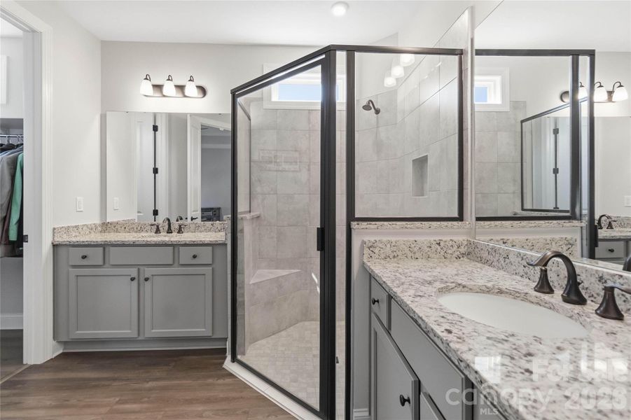 Furnished interior view inside a new home in , Charlotte (Image 5).