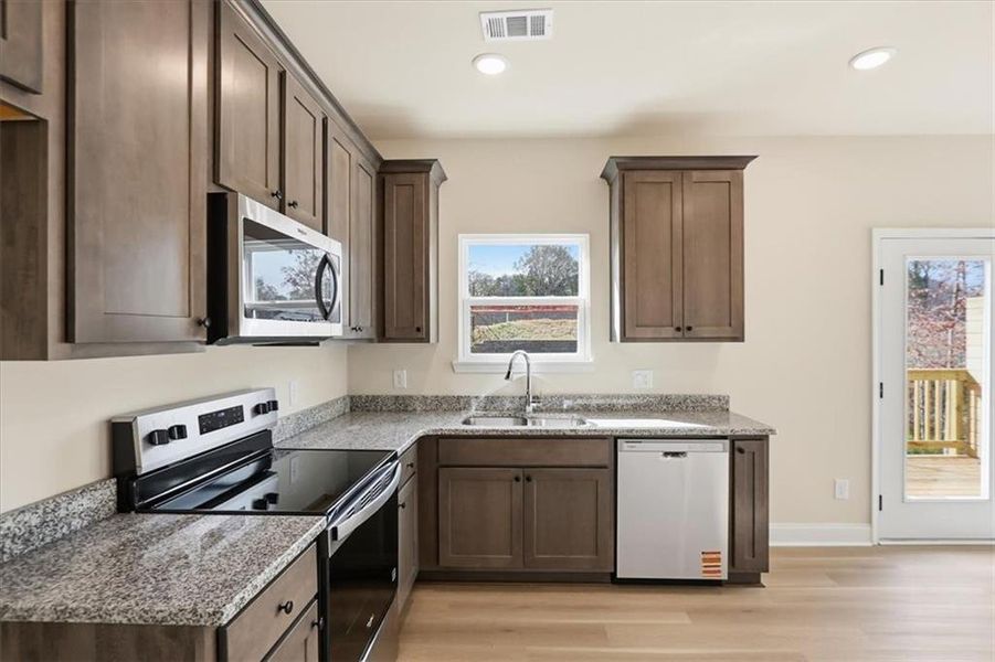 Furnished interior view inside a new home in , Lavonia (Image 6). Furnished interior view inside a new home in , Lavonia (Image 6).