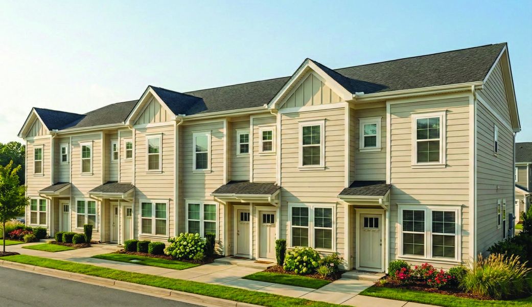 Front exterior of a new home in , Mount Pleasant, SC, highlighting curb appeal (Image 1). Front exterior of a new home in , Mount Pleasant, SC, highlighting curb appeal (Image 1).