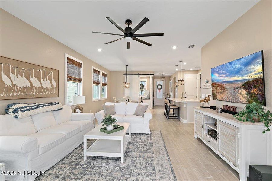 Furnished interior view inside a new home in RiverTown - WaterSong, St. Johns (Image 14).