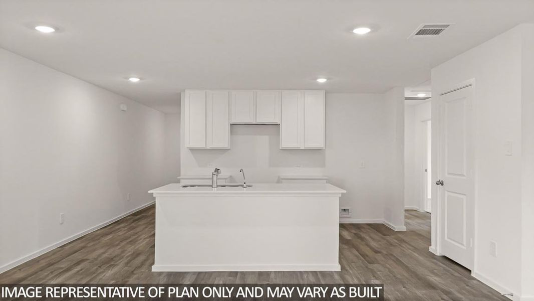 Furnished interior view inside a new home in The Canopies, Splendora (Image 5).