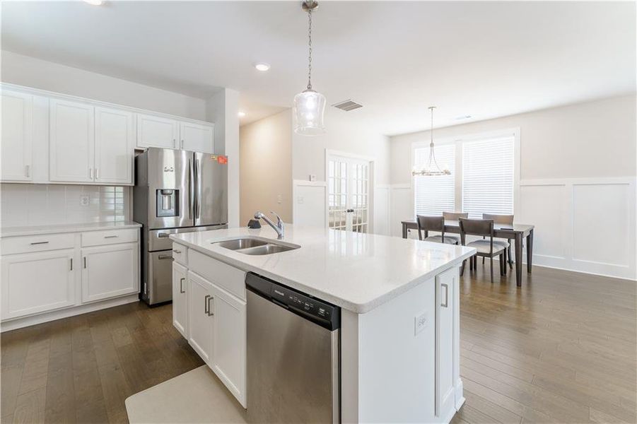 Furnished interior view inside a new home in Edenglen, Buford (Image 13).
