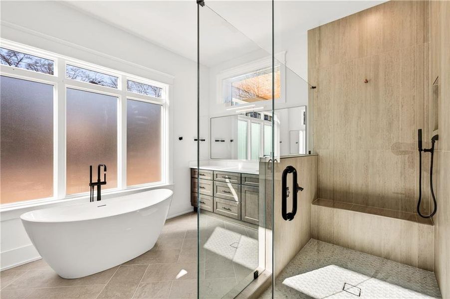 Furnished interior view inside a new home in , Clarkston (Image 18).