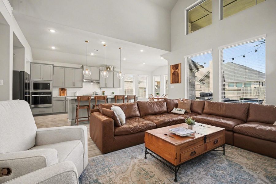 Furnished interior view inside a new home in Coastal Point, League City (Image 12). Furnished interior view inside a new home in Coastal Point, League City (Image 12).