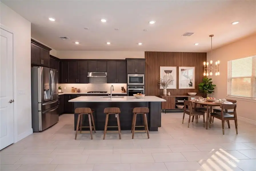 Furnished interior view inside a new home in Parkview Reserve, Orlando (Image 33).