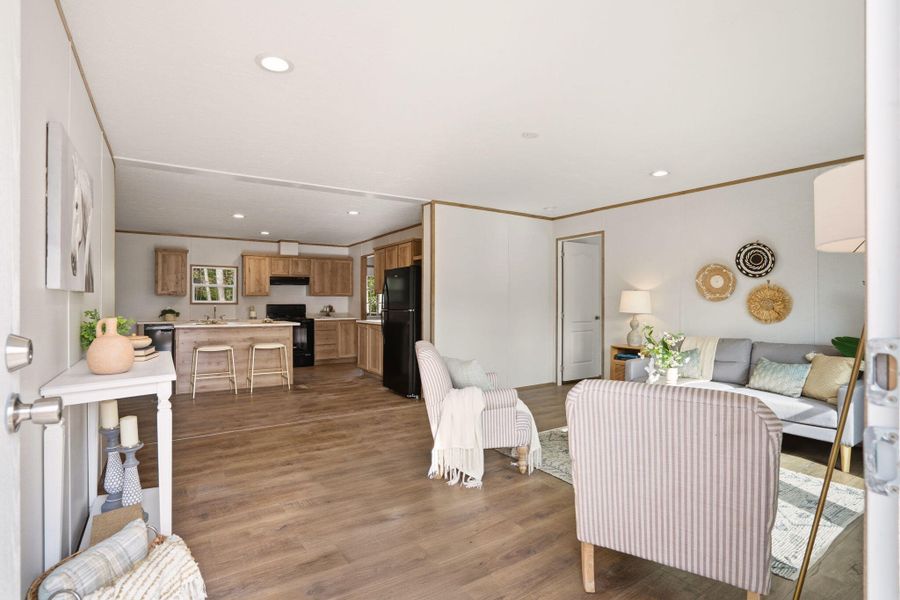 Furnished interior view inside a new home in , St. Stephen (Image 7).